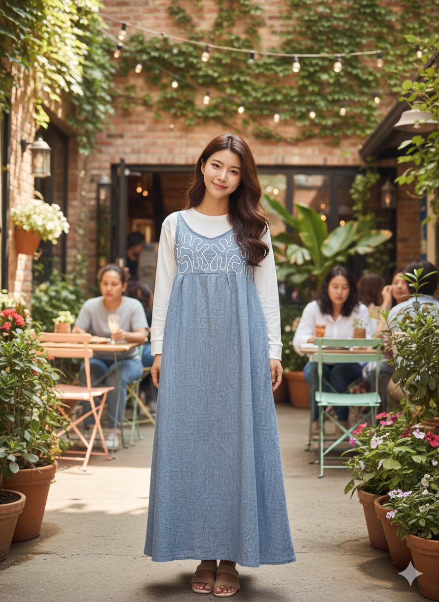 Sage Serenity Gown- Blue