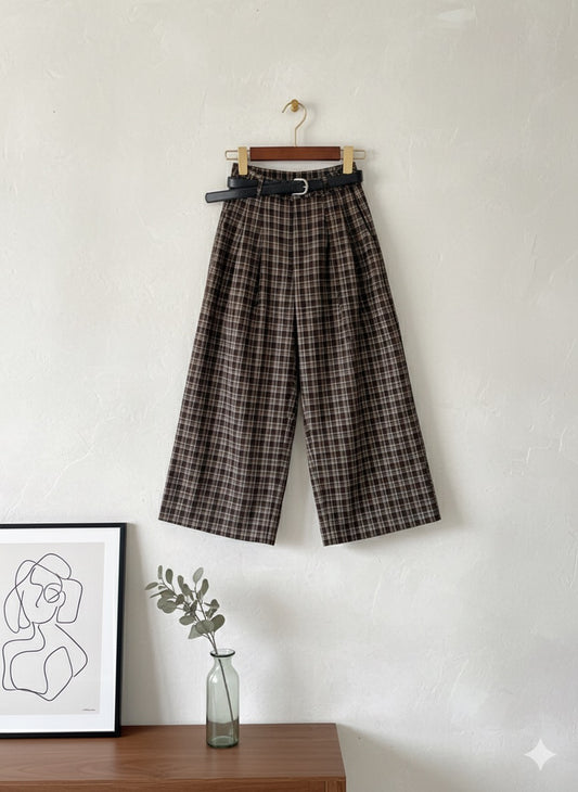 Seoul Check Culottes