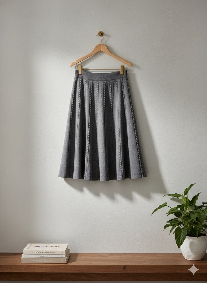 Warm Whisper Skirt - Ash