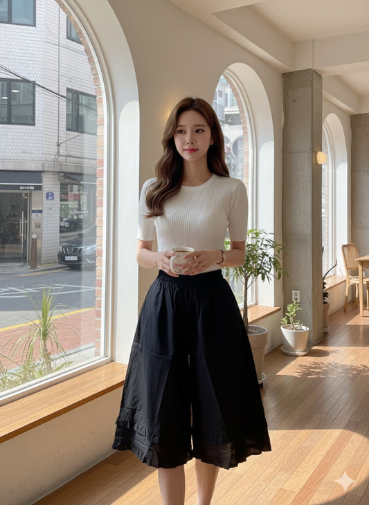 Gaucho Pants - Black