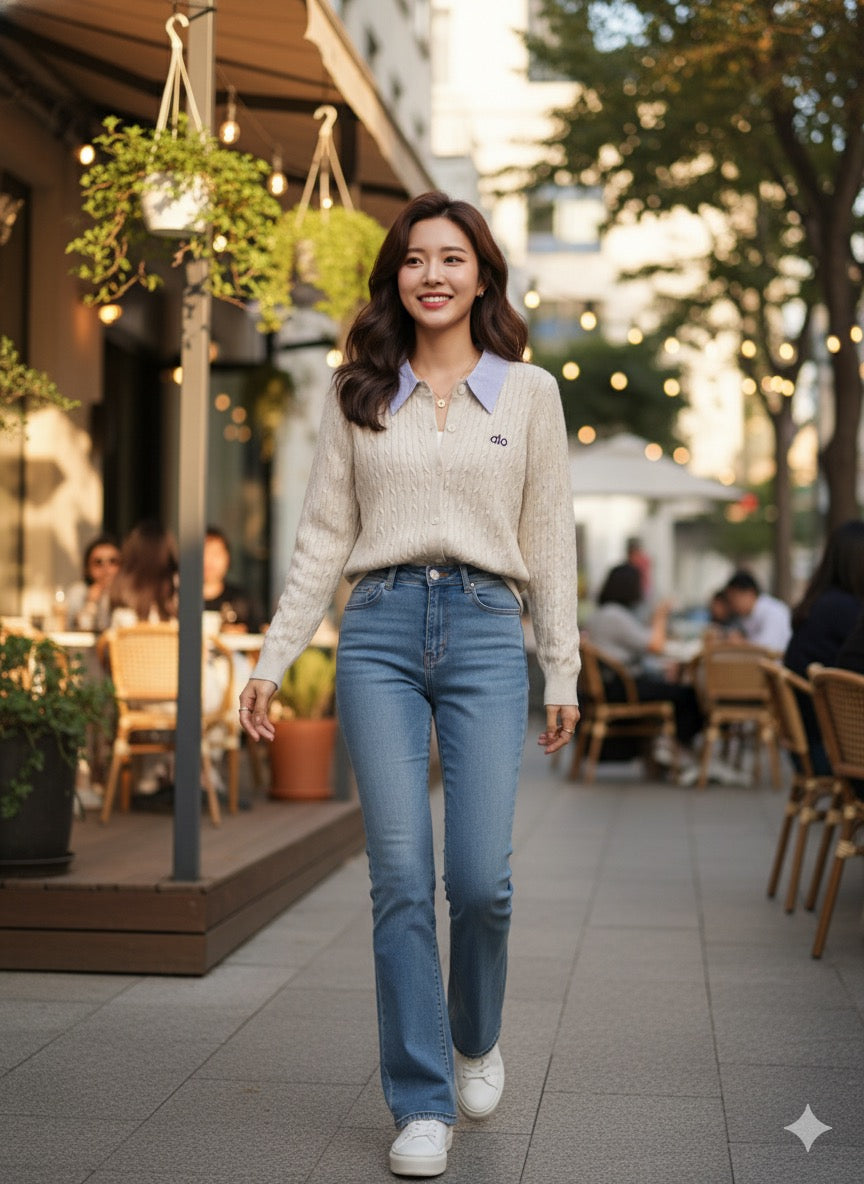 Old Money Cardigan - Cream