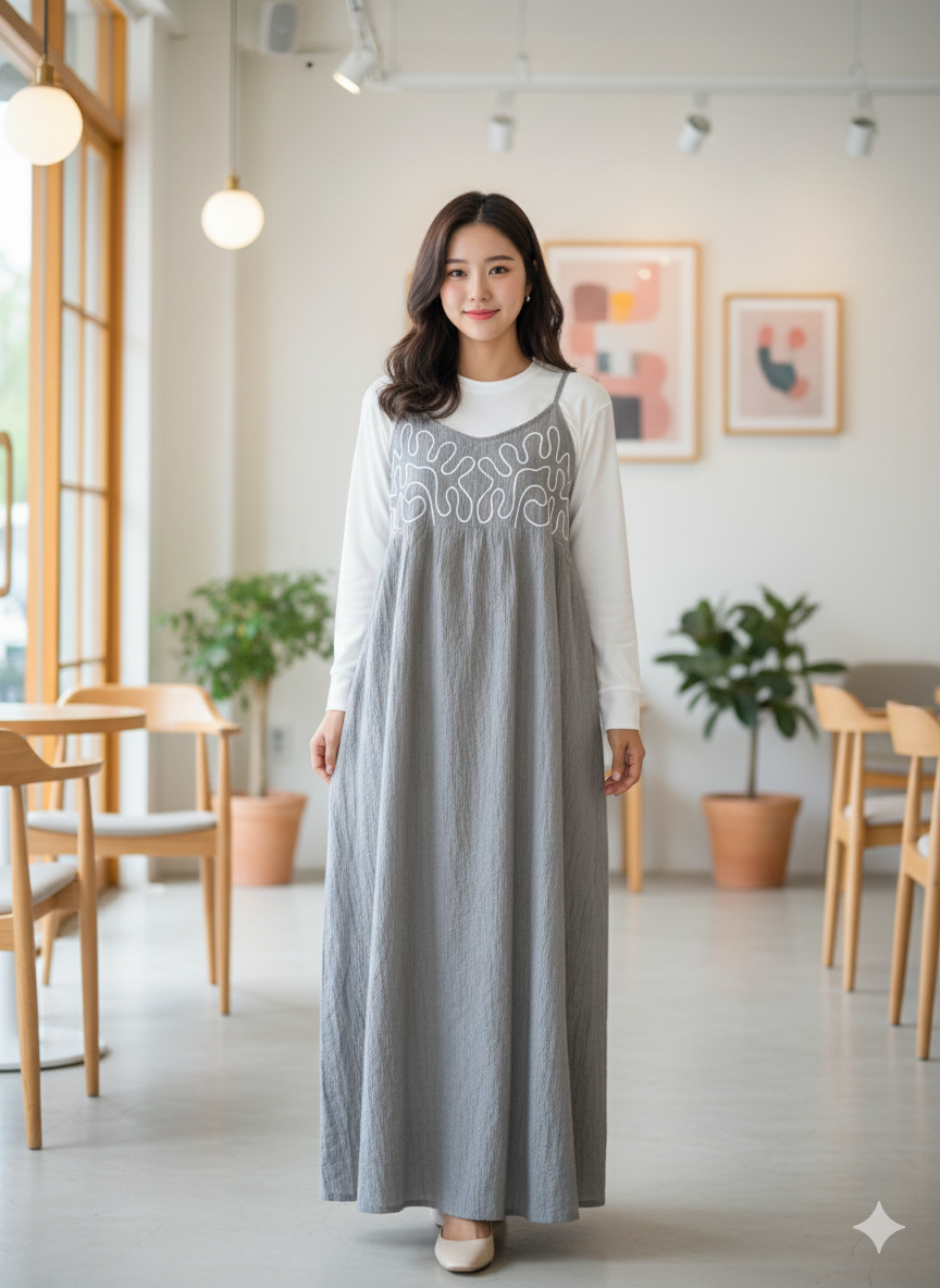 Sage Serenity Gown- Ash