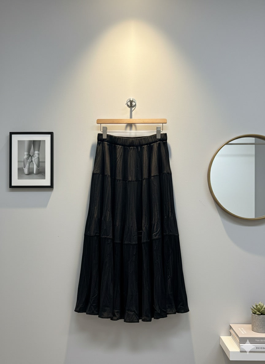 Jet-Black Gypsy Skirt