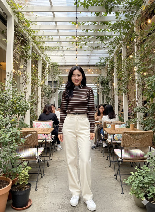 Alo Mock-Neck Top - Brown