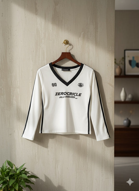 Collegiate Jersy - White
