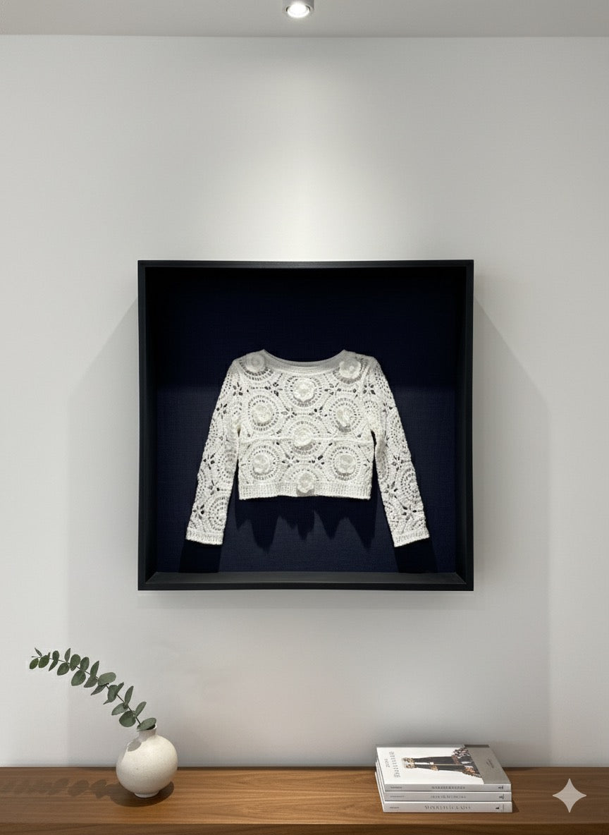 Irish Crochet Top - White