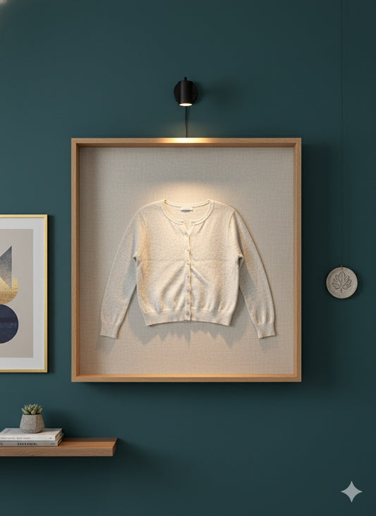 Crew Neck Toggles - Off white