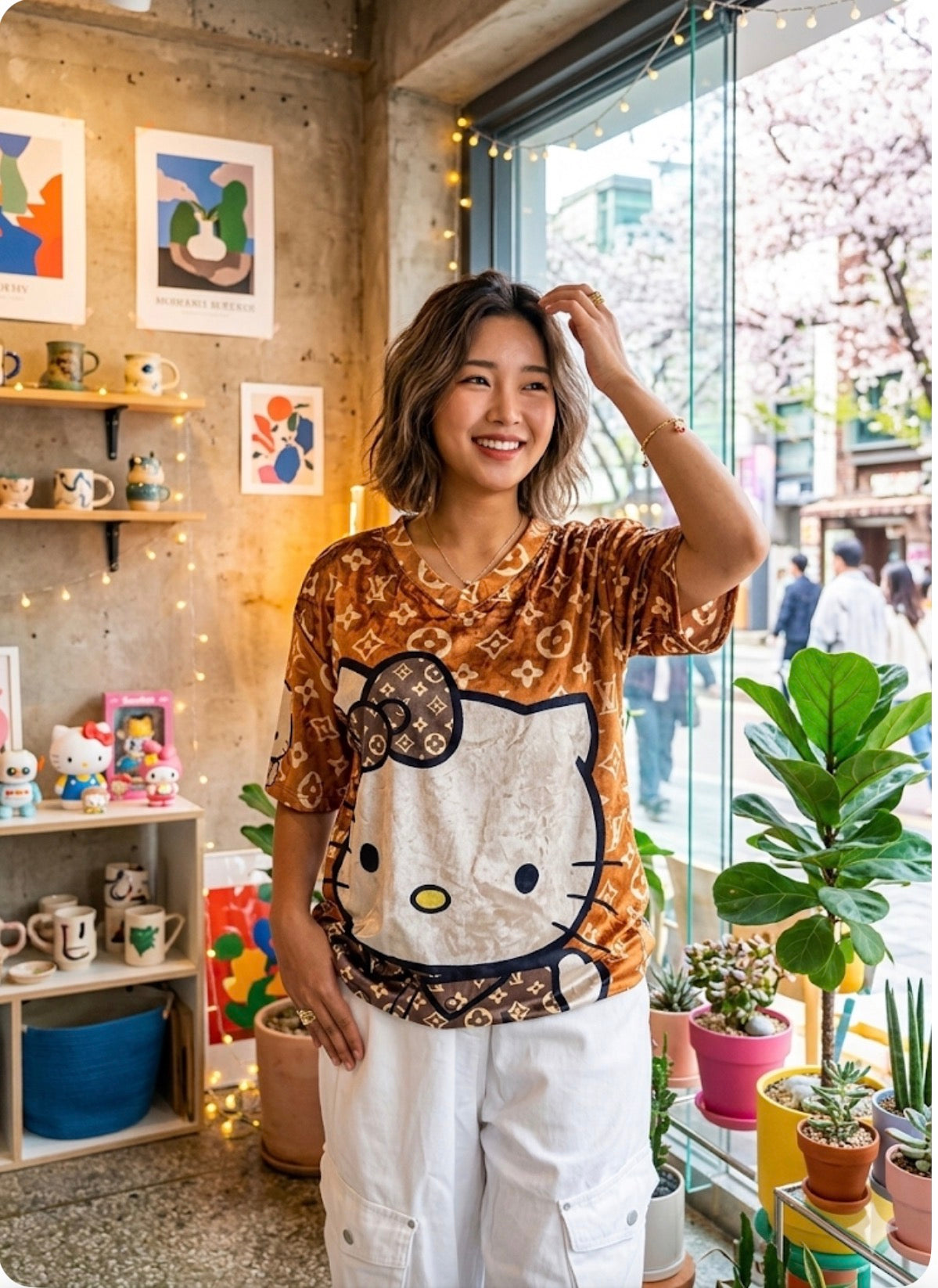 Pookie Girlie T-Shirt - Kitty