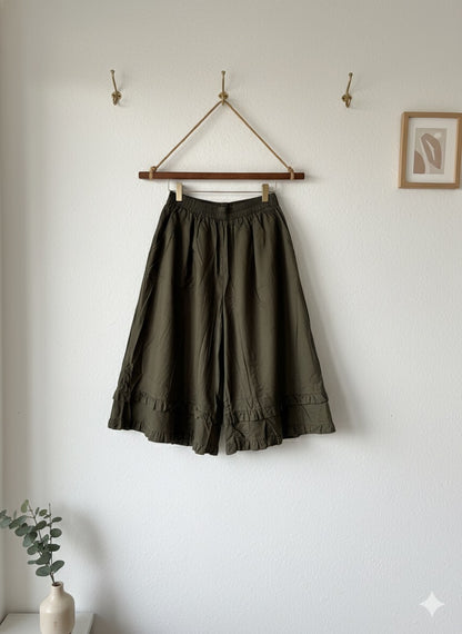 Gaucho Pants - Green