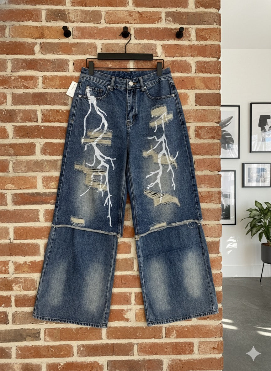 Thunderstrike Distressed Denim