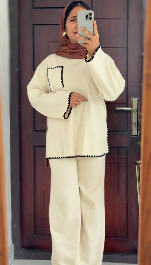 Swan Co-ord Set - Ivory