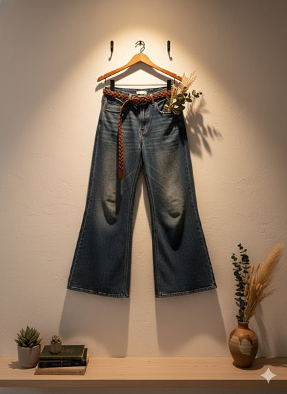 Wide- Legged Denim