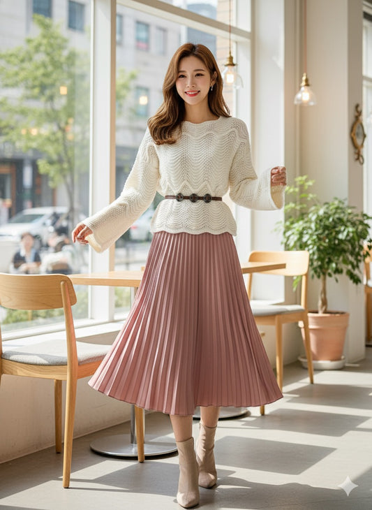 Ocean Knit Pullover - White