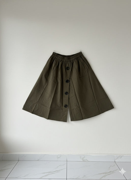 Button Bloom Pant - Green