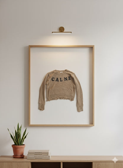 Retro Varsity Knit - Beige