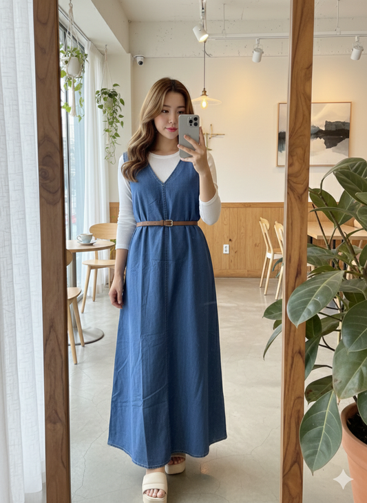 Denim Minimal Muse - Light blue