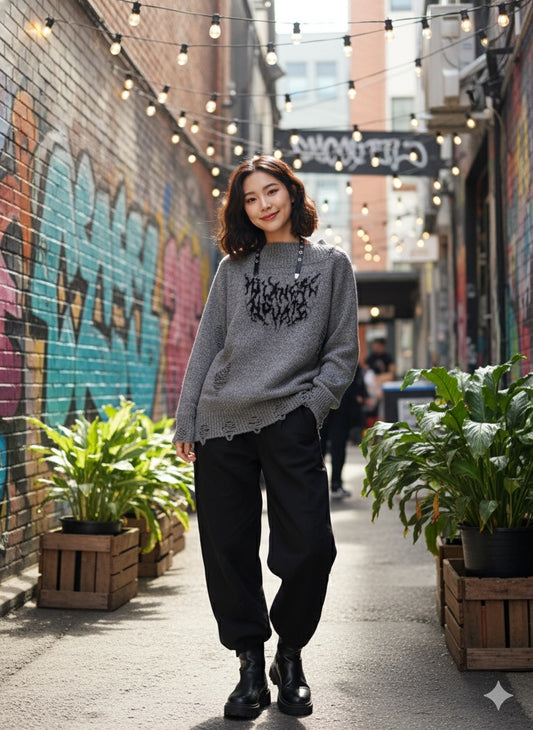 Grunge/Streetwear Knit - Ash