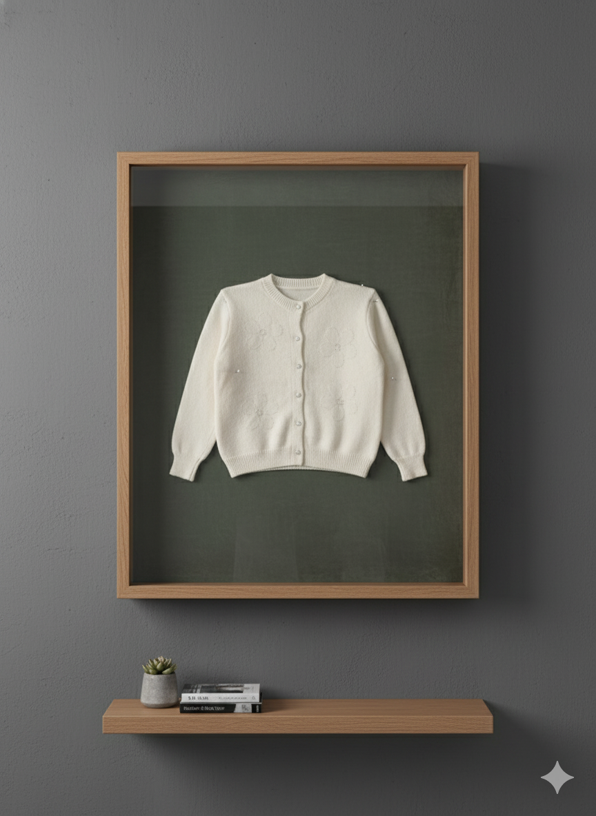 Button-Up Cardigan - White