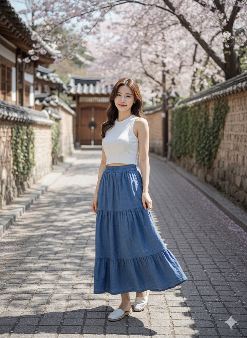 Denim Dream Skirt - Light