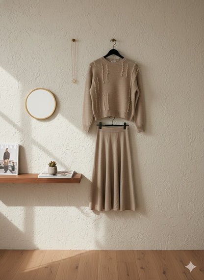 Blush Harmony Knit Set