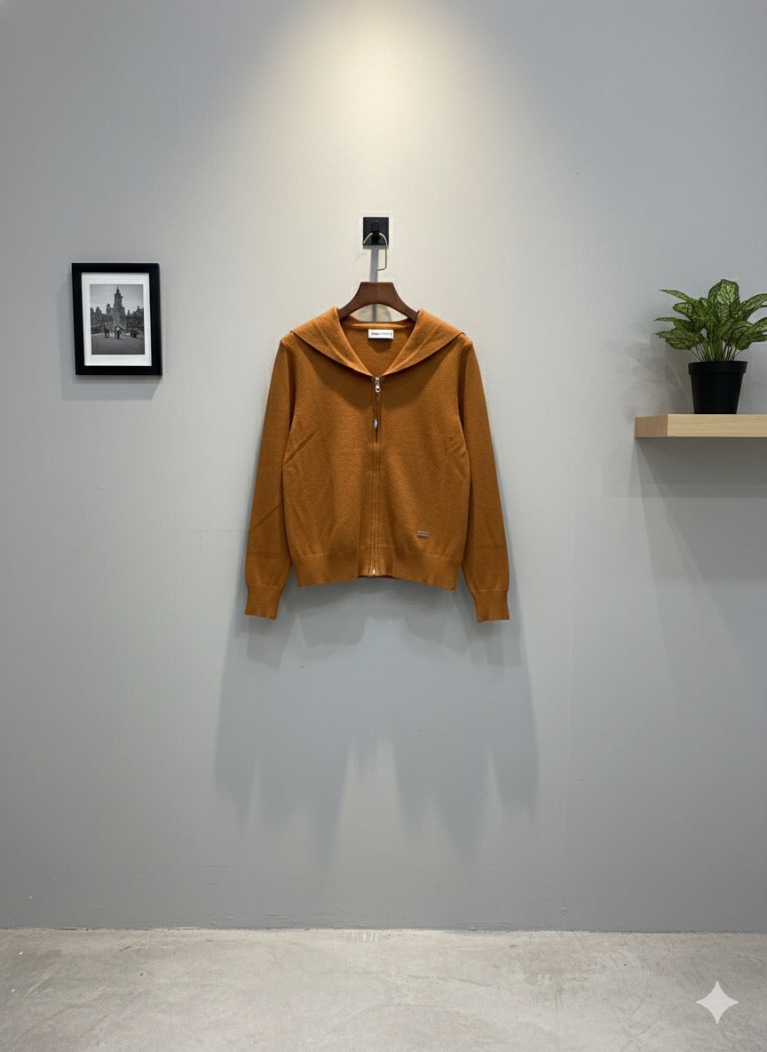 Sailor Collar Jacket - Caramel