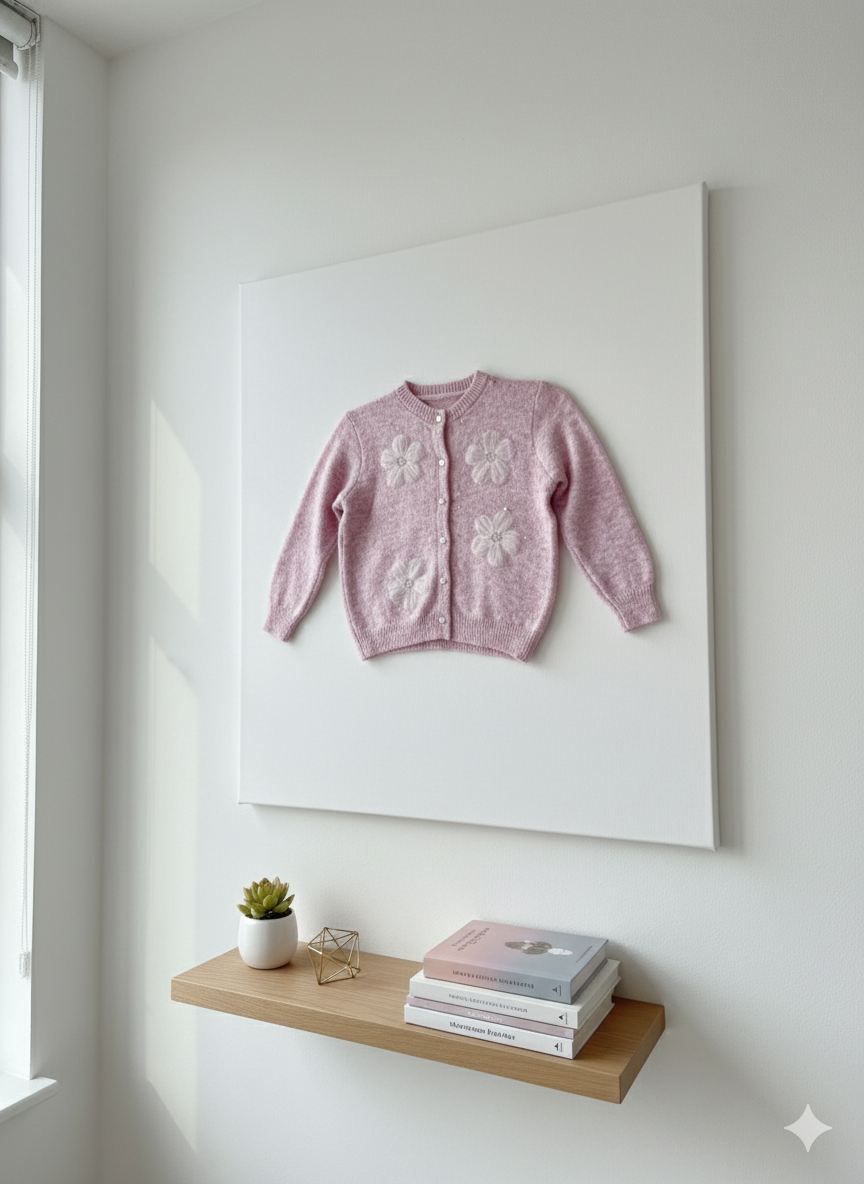 Button-Up Cardigan - Pink
