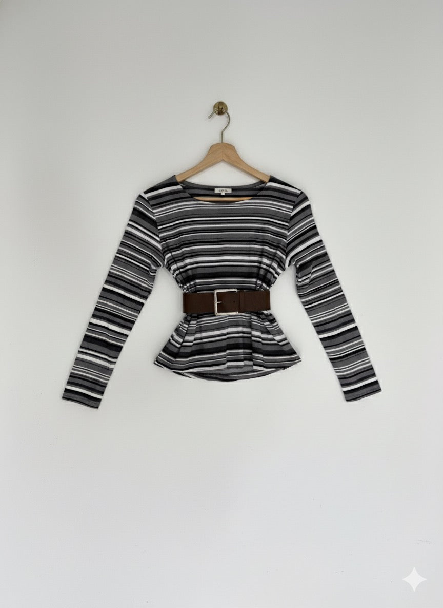 Retro striped Top