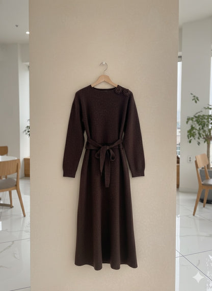 Autumn Aura Knit Dress