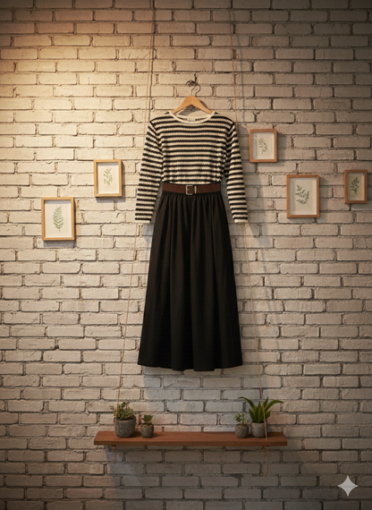 French Chic Knit Dress