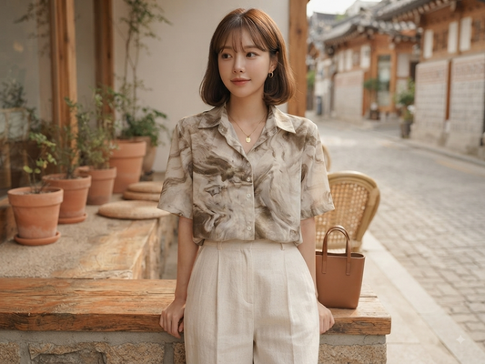 Noir Button-Up Shirt