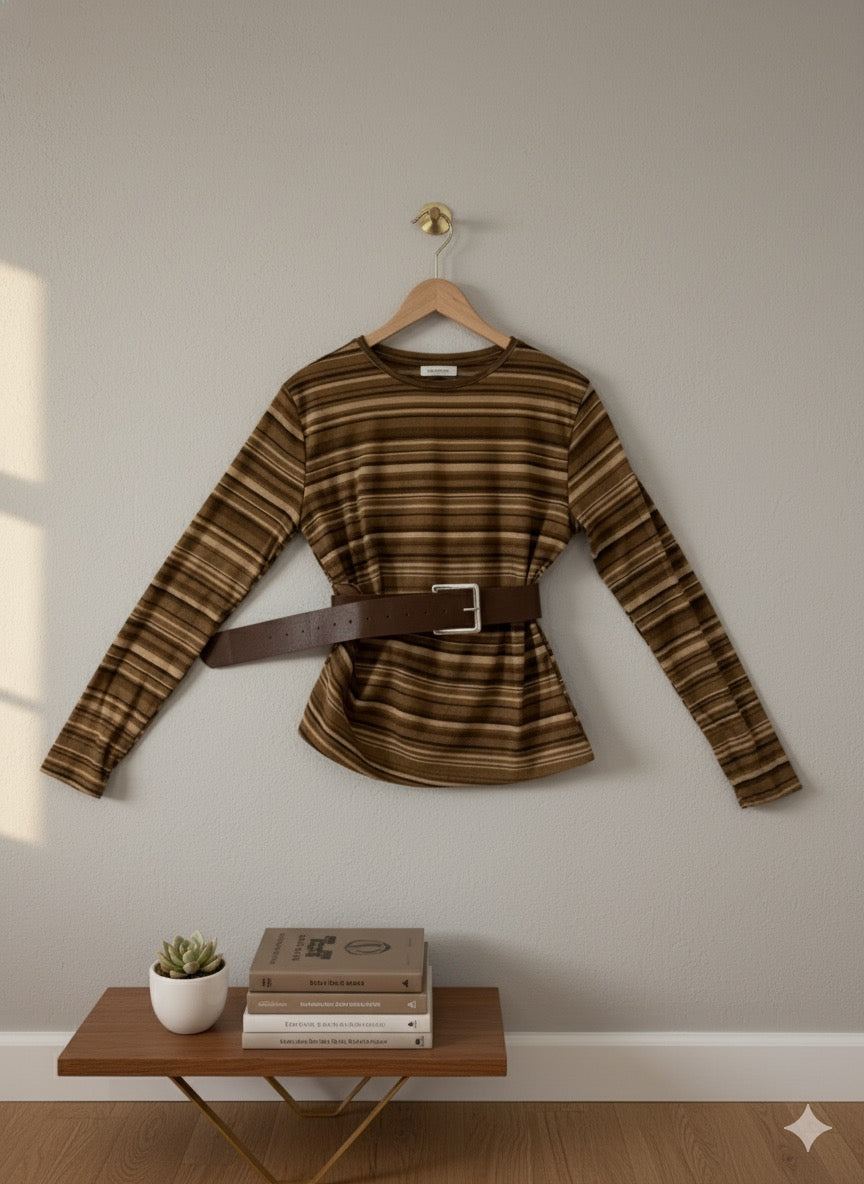 Retro striped Top