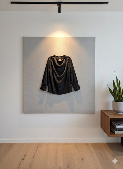 Draped Blouse - Black