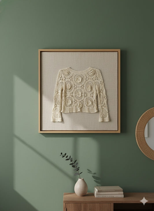 Irish Crochet Top - Cream