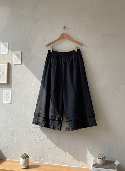 Gaucho Pants - Black