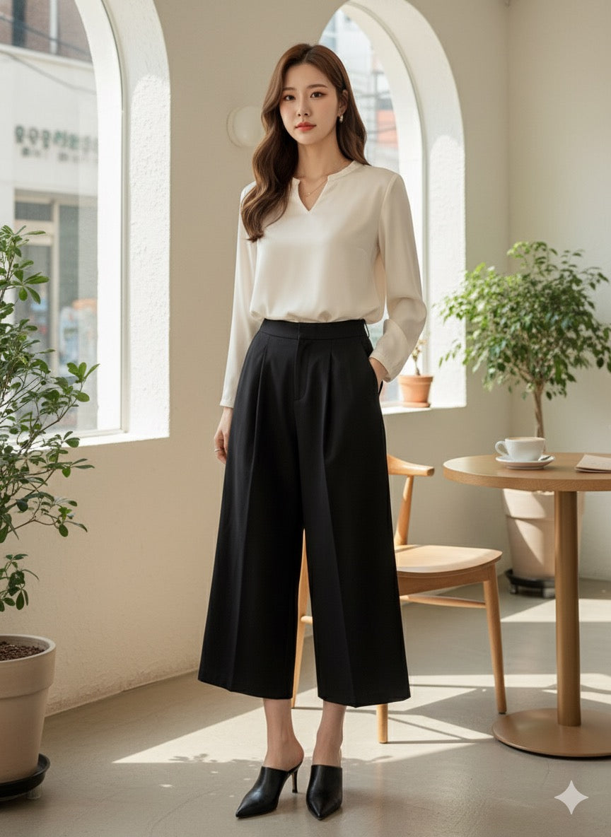 Gaucho Culottes- Black