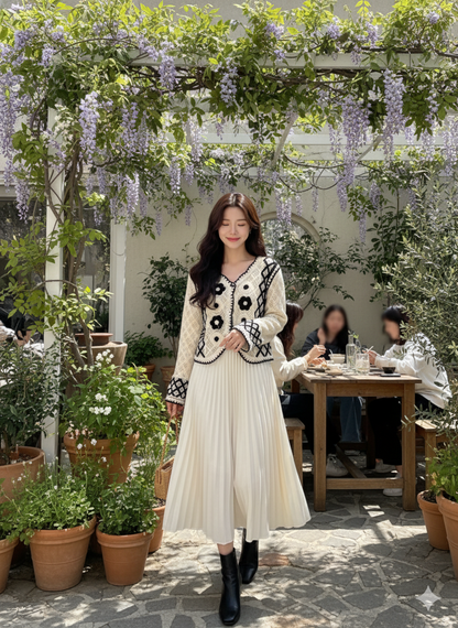 Crochet Cardigan - Black