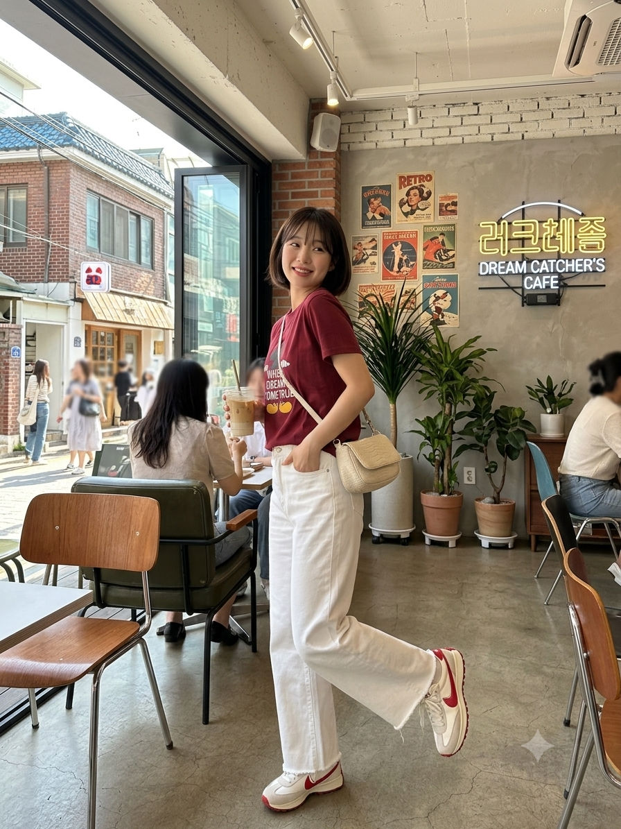 Weekend Bliss Tee - Maroon