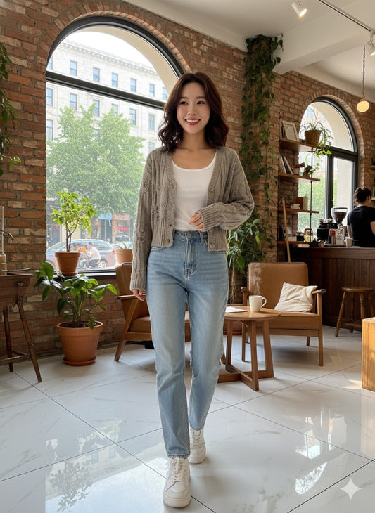 Distressed Cropped Top