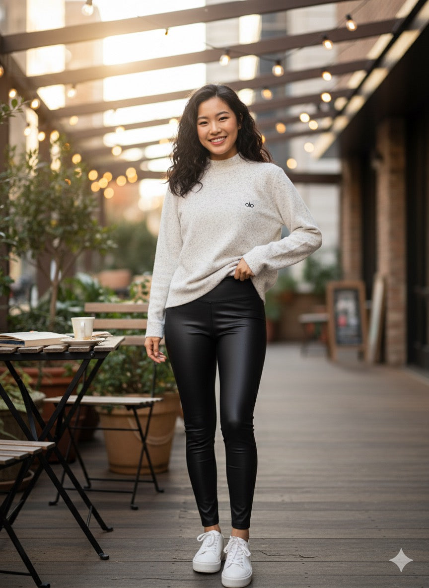 Alo Mock-Neck Top