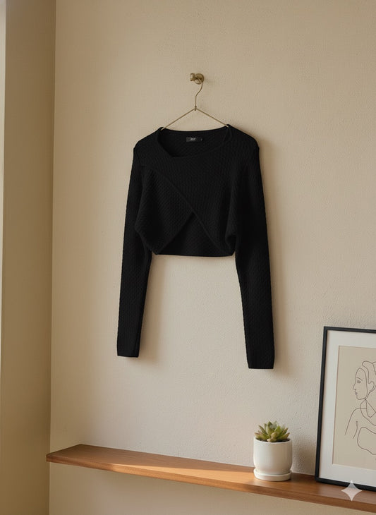 Ballet Wrap Shrug - Black