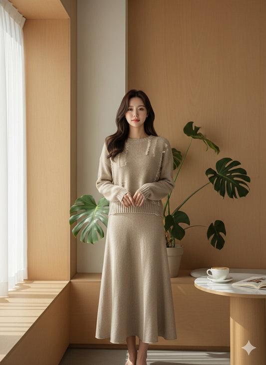 Blush Harmony Knit Set