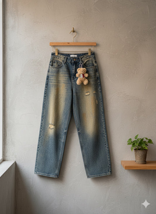 Teddy Light Wash Denim
