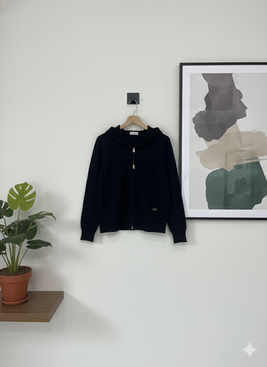Sailor Collar Jacket - Black