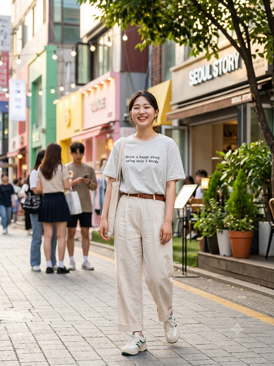 Micro Fiction Tee - Ash