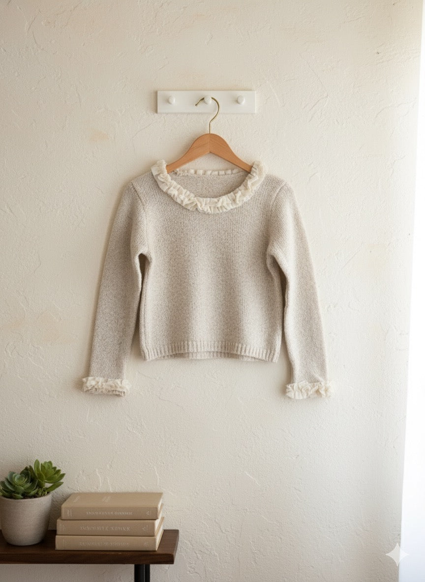 Pearl Accent Sweater