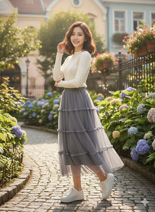 Ash Dream Mesh Skirt