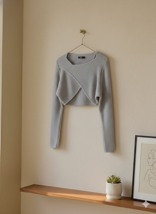 Ballet Wrap Shrug - Ash