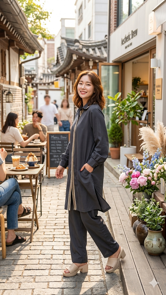 Minimal Muse Two-Piece - Grey