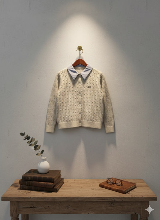 Old Money Cardigan - Cream