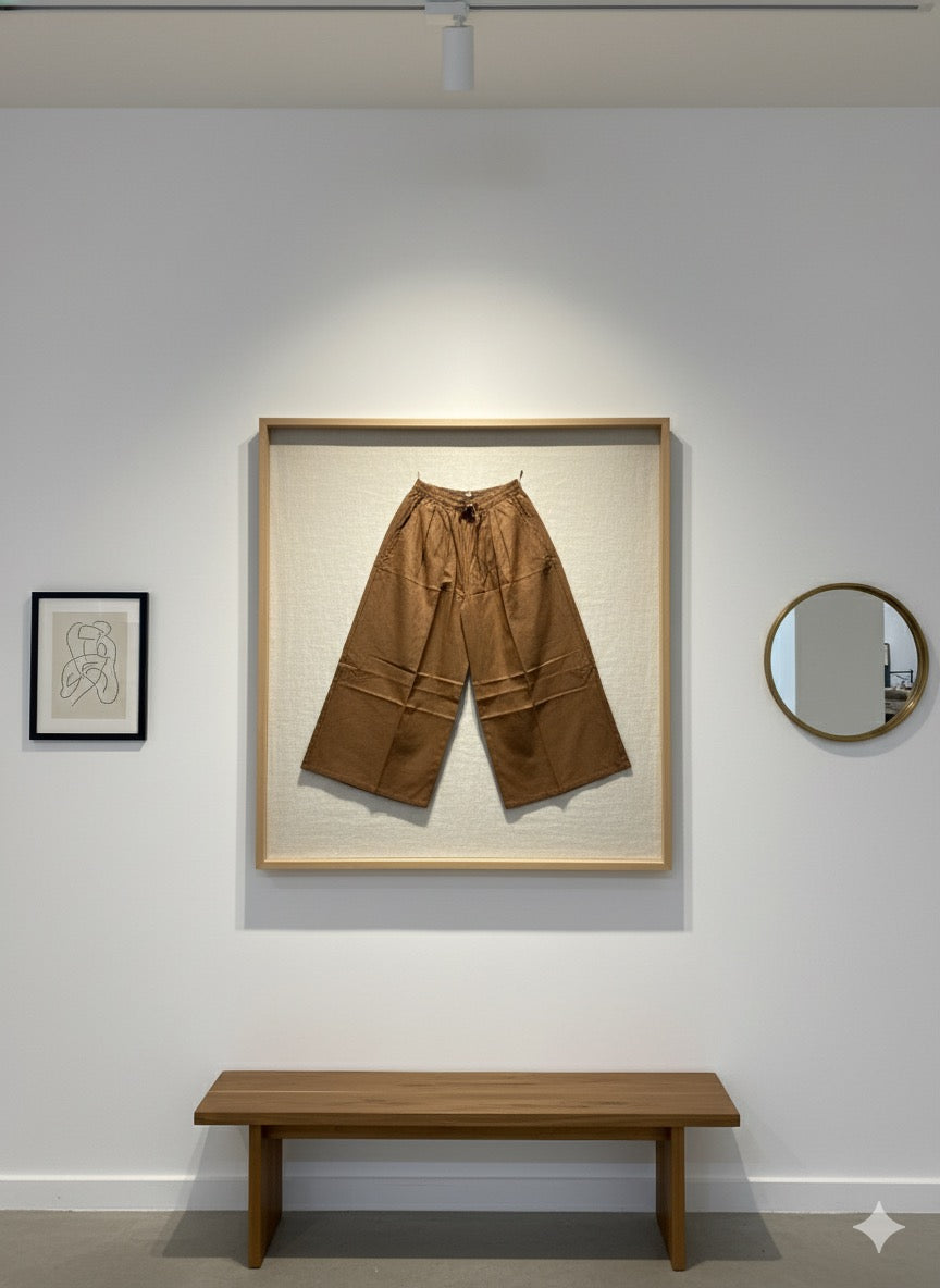 Caramel Linen Blend Culottes